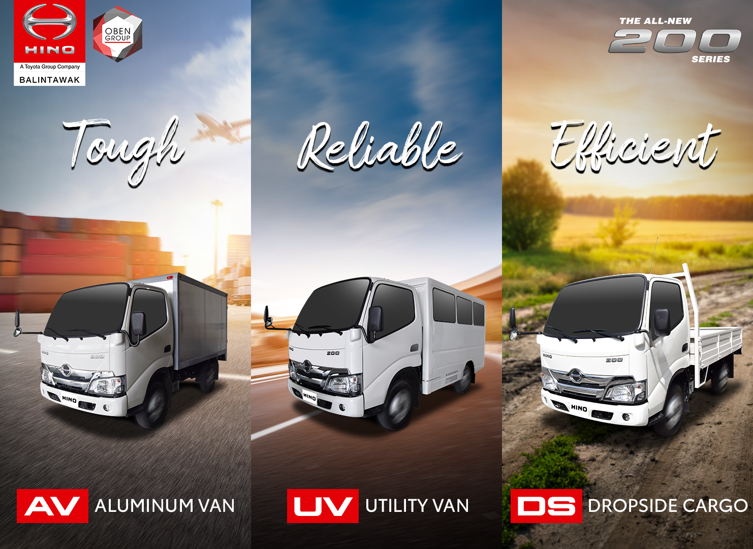 ALL NEW HINO 200 SERIES